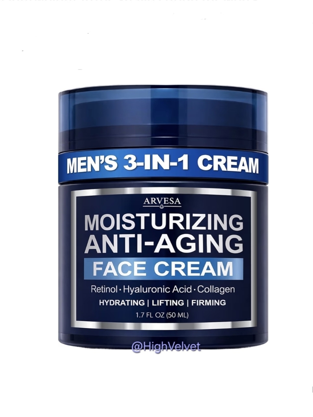 Arvesa Mens Face Moisturizer Cream - Anti Aging Cream with Retinol & Collagen